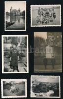 cca 1920-1950 Vegyes fotó tétel, életképek, családi képek, kirándulások, stb., kb. 53 db, vegyes mér...