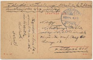 1918 Érsekújvár, Nové Zámky; Magyar kender és lenipar gyár rt. előbb Salzmann és Társa. W.L. 438. / ...