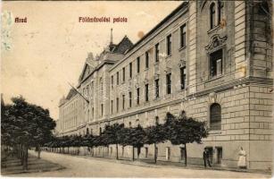 1911 Arad, Földművelési palota. Kerpel Izsó kiadása / agricultural palace (vágott / cut)