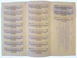 Őriszentpéter 1927. "Őrségi Takarékpénztár Részvénytársaság" 10db részvénye egyben 100P-rő...