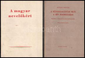 7 db kommunista nyomtatvány, közte A nő a Szovjetunióban, Kommunisták a nemzetgyűlésen, stb