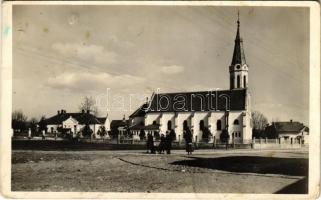 1941 Élesd, Alesd; Római katolikus templom. Hangya Szövetkezet kiadása / Catholic church (fa)