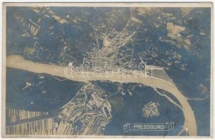 ~1909 Pozsony, Pressburg, Bratislava; légi felvétel / aerial view. photo