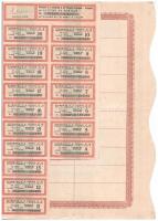 Budapest 1938. "Nitrogen Műtrágya és Vegyiipar Részvénytársaság" tíz részvénye összesen 17...
