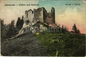 1916 Znióváralja, Klastor pod Znievom; várrom / Znievsky hrad, zámok / castle ruins (EK)