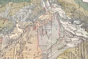 1927 Magyarország Talaj-régióinak átnézetes térképe, Szerk.: 1918-ban Treitz Péter, 1:1.000.000, Bp....