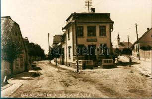 Balatonfüred utcarészlet