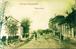 Dunavecse Fő utca részlet