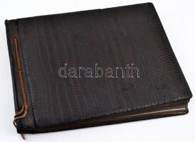 1923-1933 Régi fotóalbum külföldi utazásokról (Rügen, Binz, Genova, Nápoly, Bombay, Elefántsziget, s...