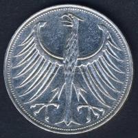 NSZK 1961D 5M Ag T:3 k. kis ph