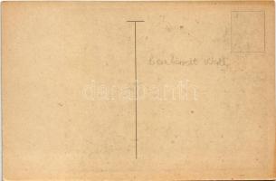 American art postcards, couple in a restaurant s: Bernhardt Wall