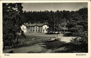 1943 Bankó-fürdő, Bankófürdő, Bankov (Kassa, Kosice); Bankófüred, Bankó szálloda / hotel, spa (EK)