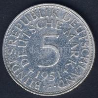 NSZK 1951F 5M Ag T:3 kis ph.