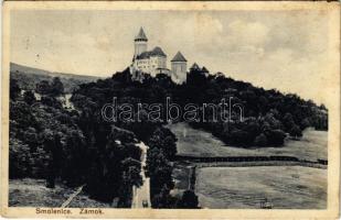 1931 Szomolány, Smolenice; Hrad Smolenice / Szomolány vára. Jakob Sidon kiadása / castle (szakadás / tear)