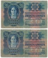 1913. 20K fekete "Romania Timbru Special" felülbélyegzéssel (4x) T:III