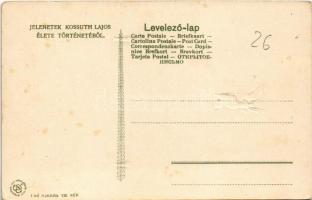 Budapest VIII. Kossuth-mauzóleum. Athenaeum "Jelenetek Kossuth Lajos élete történetéből" s...