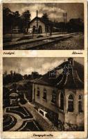 1944 Felsőgöd (Göd), Vasútállomás, Deregnyői villa (fa)