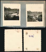 1940 A Kormányzó Úr Csíkban, 6 db fotó a ditrói bevonulási ünnepségről, 8×6 cm