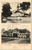 1909 Szécsény, Szent Ferenc-rendi kolostor, Gross kastély déli része. Körmendy Géza kiadása (EK)