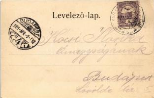 1901 Hollókő, vár. Wertheimer Zs. kiadása (EK)