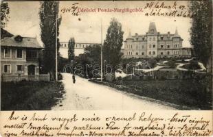 1914 Pomáz, Margitliget, Ottokár hadiárvaház. Divald Károly 1521-1907.