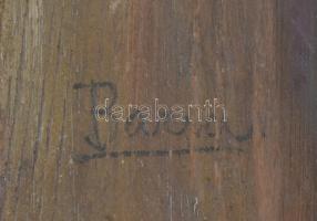 Bacsa András (1870-1933): Női hátakt. Olaj, fa, sérült.  A művész a tanulmányait a Mintarajziskolába...