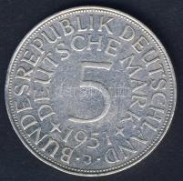 NSZK 1951J 5M Ag T:3 kis ph