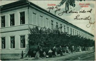 1914 Orosháza, Állami elemi népiskola. G. Szabó Juliska kiadása (EK)
