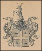 1894 Kossuth Lajos (1802-1894) halálával kapcsolatos két dokumentum borítékja, rajta a Gerlóczy-csal...