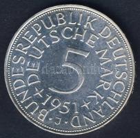 NSZK 1951J 5M Ag T:2+