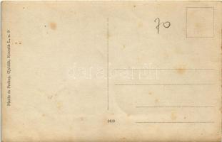 Újvidék, Novi Sad; étterem, belső pincérekkel, Budapest Kőbánya Dreher Antal Serfőzde Rt. plakátja, ...