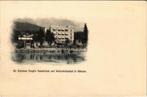 Abbazia, Opatija; Dr. Koloman Szegős Sanatorium und Wasserheilanstalt / spa and sanatorium