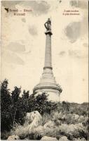Brassó, Kronstadt, Brasov; Árpád szobor / statue (r)