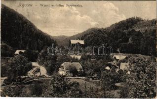 1913 Ojców, Wjazd w doline Saspowska (EB)