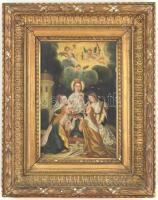 Jelzés nélkül, XVIII v. XIX sz. festő műve, feltehetően 1600 körüli flamand alkotás után: Madonna a ...