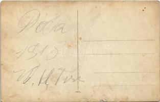 1918 Pola, Pula; Osztrák-magyar zászló alatt U 14-es tengeralattjáró (ex Curie Q 87) / K.u.K. Kriegs...