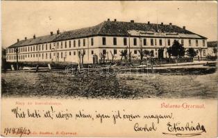 1904 Balassagyarmat, Balassa-Gyarmat; M. kir. honvédlaktanya