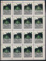 1914 Német, osztrák és magyar méhészek vándorgyűlése és kiállítása Pozsony, 2 db 16 bélyeges levélzá...