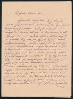 1890 Klapka György személyes hangvételű levelének REPRINTJE