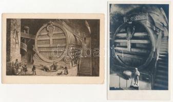 Heidelberger Fass - 2 pre-1945 postcards