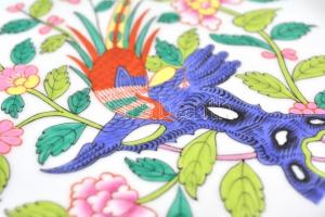 Herendi Song (SG) mintás tányér. Kézzel festett, jelzett, hibátlan d: 18,5 cm