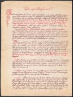 1940 Arad város iparos céhjei által tartott bál tréfás, régies nyelvezetű meghívója