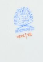 Herendi Shanghai (SH) mintás porcelán tál, kézzel festett, jelzett, minimális gyártási mázhibával / ...