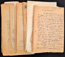 cca 1930-1950 Vegyes iratok, levelek Erdélyből, főként Bereck, Kovászna