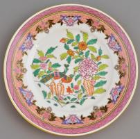 Herendi Paon de Peking/ Pekingi páva (PP) mintás porcelán tányér, kézzel festett, jelzett,hibátlan / Hand painted porcelain with Chinese pattern d:20,5 cm