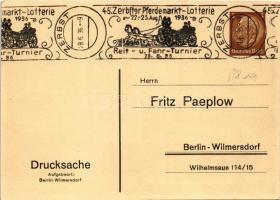 1936 1. Tag der Briefmarke. Gründungs Tag des Reichsverbandes der Philatelisten / Day of the German ...