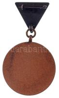 1950. "Földalatti Vasút Emlékérem" zománcozott Br kitüntető érem T:2