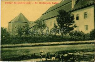 Erzsébetváros, Dumbraveni; Kir. törvényszéki fogház. W. L. (?) 1824. Scholtes A. kiadása / prison, jail (r)