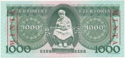 1983. március 25. 1000Ft "A 30001120" sorszámmal, piros "MINTA" felülnyomással p...