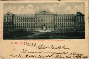 1899 Nagyvárad, Oradea; M. kir. Honvéd hadapródiskola. Sonnenfeld A. kiadása / K. ung. Cadettenschule / K.u.K. military cadet school (EK)